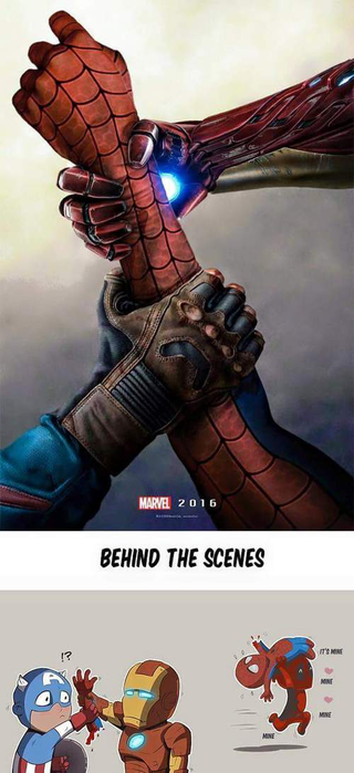 Illustration for article titled Congratulation to Spiderman for being in the official Marvel CU and all